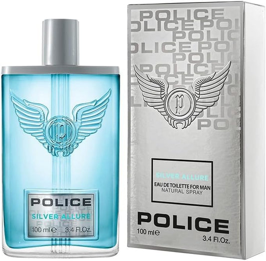POLICE CONTEMPORARY SILVER ALLURE FOR MAN EAU DE TOILETTE 100 ML VAPO